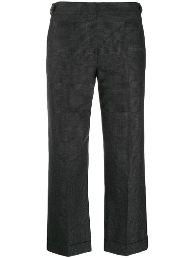 Brunello Cucinelli Cropped Trousers In Grey