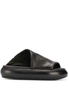 Marsèll Marsell Black Ciambellona Platform Sandals In Black