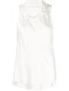 HELMUT LANG LAYERED FITTED TANK TOP