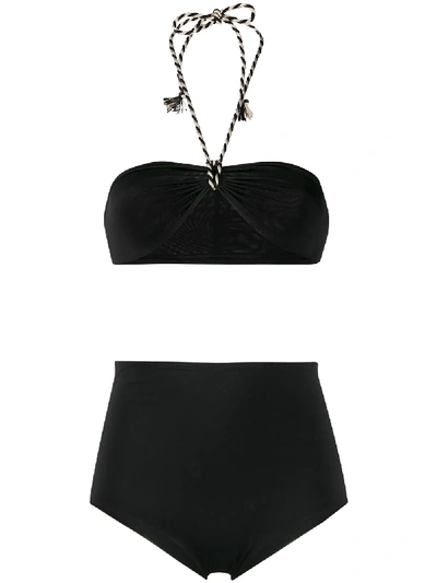 Forte Forte Halterneck Bikini Set In Black