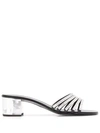 GIUSEPPE ZANOTTI CRYSTAL STRAP SANDALS