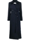 CHLOÉ DOUBLE BREASTED MIDI TRENCH COAT