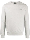 Apc Grey Item Sweatshirt In Grey