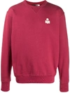 Isabel Marant Mike Logo Print Relaxed-fit Sweatshirt In Red