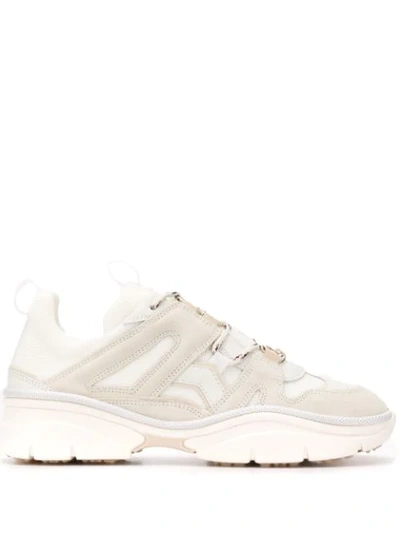 Isabel Marant Chunky-sole Lace-up Sneakers In White