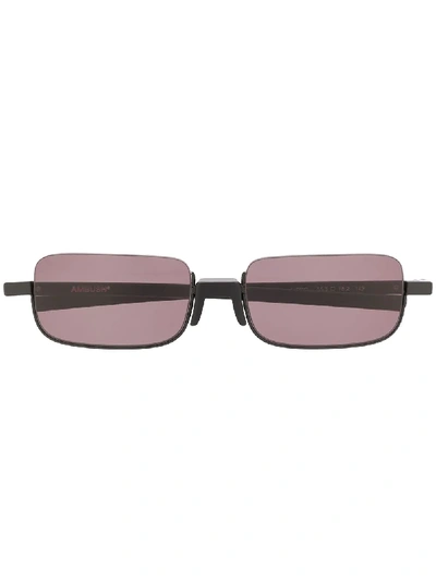 Ambush Nobo Rectangular Frame Sunglasses In Black