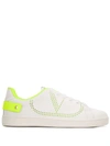 Valentino Backnet Low-top Sneakers In White