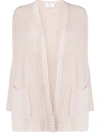 ALLUDE RIBBED CARDIGAN