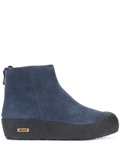 Bally Ankle Winter Boots In Blue