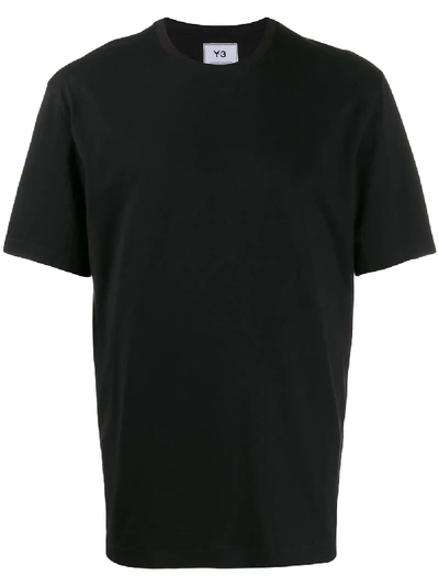 Y-3 Short Sleeve T-shirt In 黑色