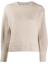 Philo-sofie Textured Knit Jumper In Neutrals