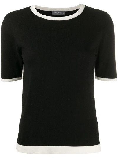 Philo-sofie Relaxed Fit Knitted Top In Black