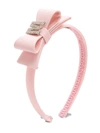 Monnalisa Kids' Embellished Bow Headband In Pink