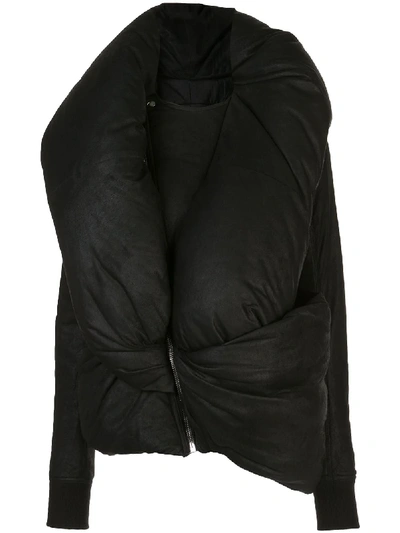 Rick Owens Larry Padded Jacket In Black