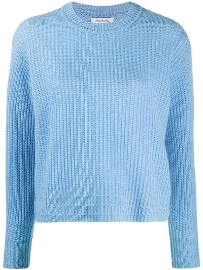 Philo-sofie Textured Knit Jumper In Blue