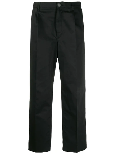Givenchy Cropped Tailored Chinos In Black