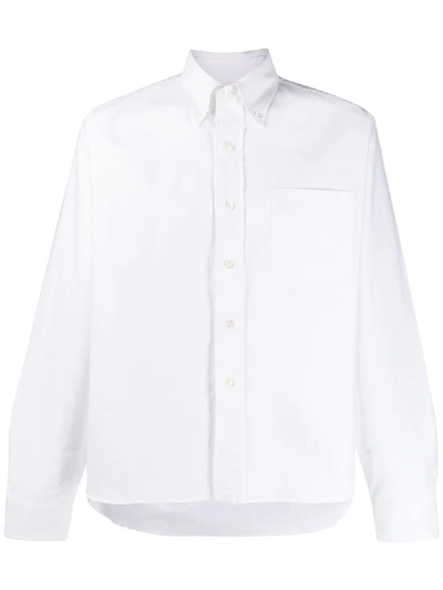 Prada Oxford Shirt In 白色