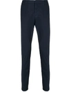Dondup Slim-fit Tailored Trousers In Blue
