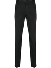 Dondup Slim-fit Tailored Trousers In Black