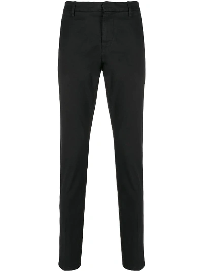 Dondup Slim-fit Tailored Trousers In Black