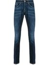 DONDUP HIGH-RISE SLIM FIT JEANS