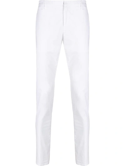 Dondup Slim-fit Tailored Trousers In White