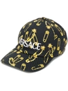 VERSACE SAFETY PIN BASEBALL CAP