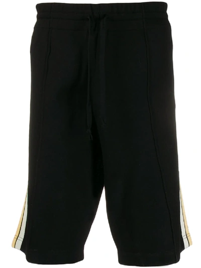 Isabel Marant Dylan Side Stripe Track Shorts In Black