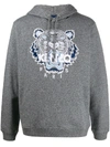 KENZO TIGER EMBROIDERED HOODIE