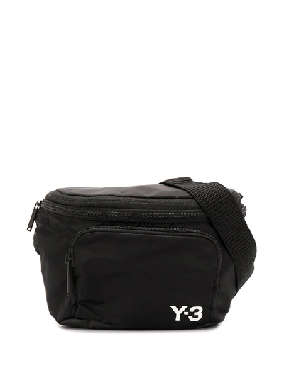 Y-3 Logo-print Belt Bag In Black
