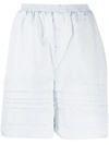 CECILIE BAHNSEN PLEATED BOYFRIEND SHORTS