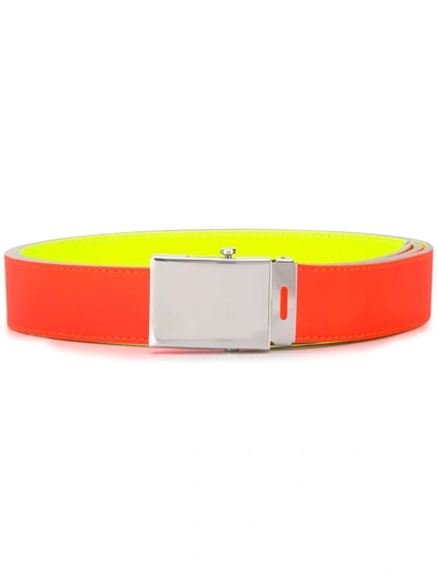 Comme Des Garçons Super Fluo Belt In Orange