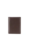 Comme Des Garçons Plain Bifold Wallet In Brown