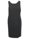 Givenchy Sleeveless Fitted Short Dress In Black