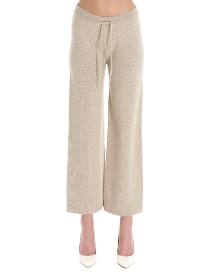 Theory Relaxed Lounge Sweatpants In Beige