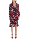 Diane Von Furstenberg Carla Floral-print Silk Wrap Dress In Pink