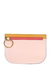 MARNI BRUSHED LEATHER CLUTCH,11188290