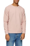 Topman Ottoman Sweatshirt In Pink