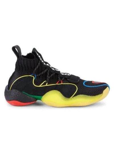 Adidas Originals Crazy Byw Lvl X Chunky Mesh Runners In Black Multi