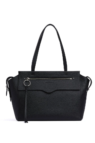 Rebecca Minkoff Gabby Leather Tote In Black