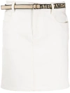 Stella Mccartney Skirt In White Denim