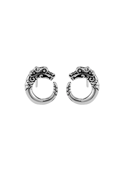 John Hardy Legends Naga Sterling Silver Dragon Stud Earrings