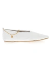 STELLA MCCARTNEY STELLA MCCARTNEY CHAIN ANKLE STRAP BALLERINA FLATS