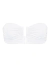 Eres Show Strapless Bikini Top In White