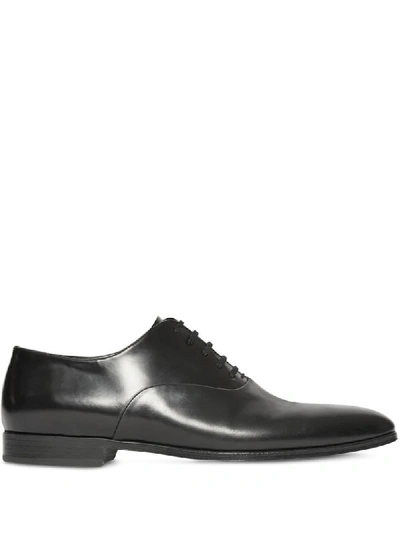 Burberry Oxford Shoes In Black