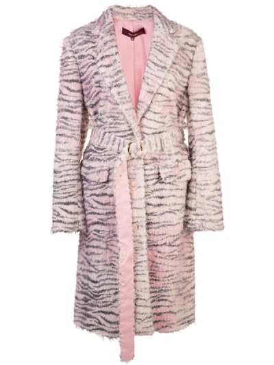 Sies Marjan Mantel Mit Zebra-print In Pink