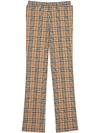 BURBERRY VINTAGE CHECK STRAIGHT-LEG TROUSERS