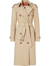 BURBERRY MONOGRAM-LINED TRENCH COAT