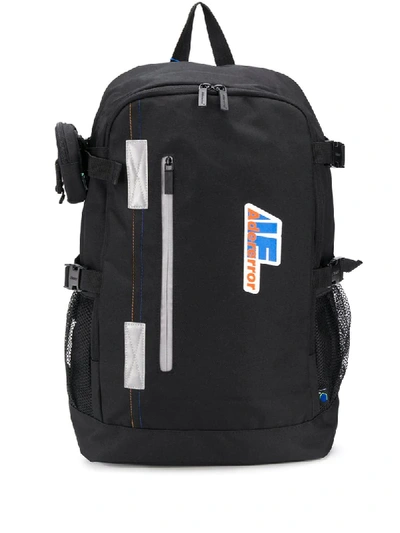 Ader Error Logo Patch Backpack In Black
