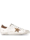 Golden Goose Superstar Burnished Sneakers In White